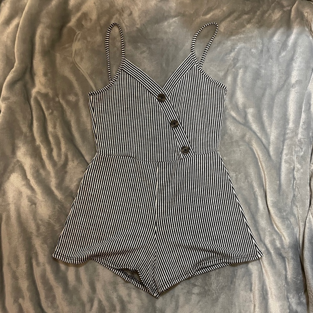 Stripped romper